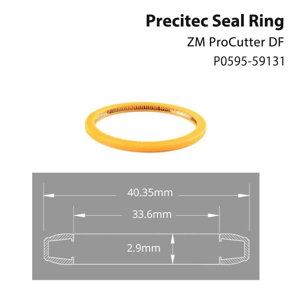 BLM Adige Compatible Precitec Seal Ring – P0595-59131 (For D37 × 7mm ET7 Protective Glass)